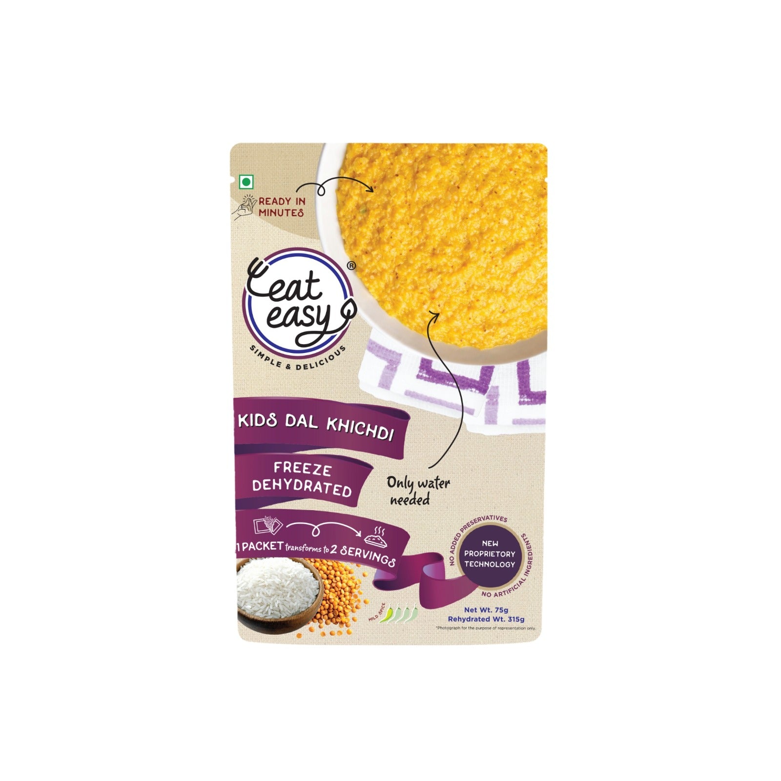 Kids Dal Khichdi