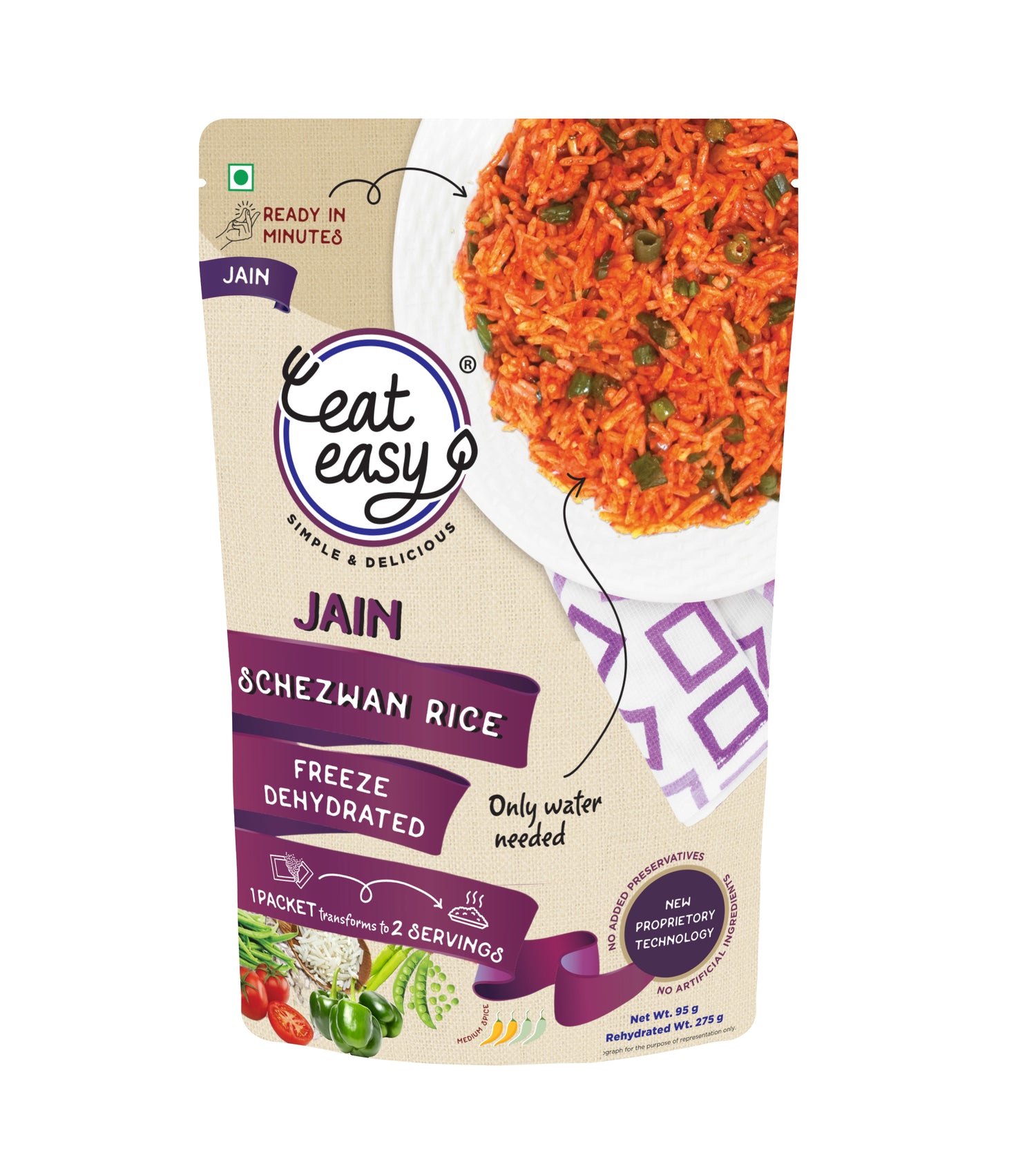 Jain Schezwan Rice